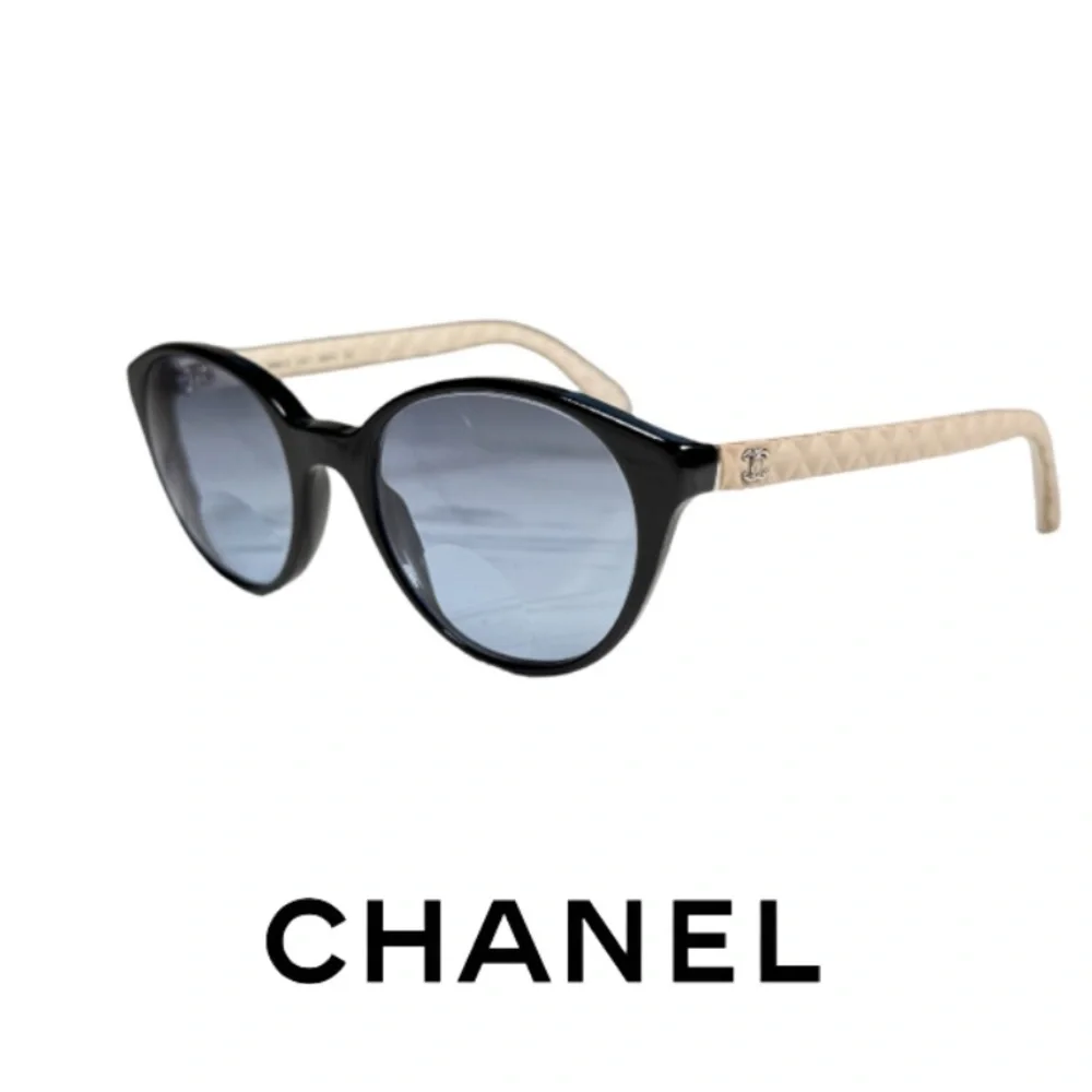 CHANEL | Eye Glasses Frames Quilted Leather Luxury Italian Classic CC Rare Posh